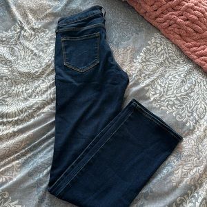 Old Navy mid-rise “kicker boot-cut” jeans. Size 2